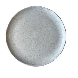 Imperial Ware Melmac Dinnerware Plate 9.75" Speckled Off-White Round MCM Melamin